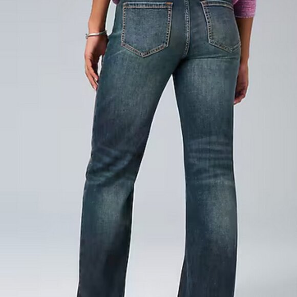 J. Jill High-Rise Angled-Pocket Wide-Leg Jeans Vintage Wash Tall 4 - Picture 4 of 8